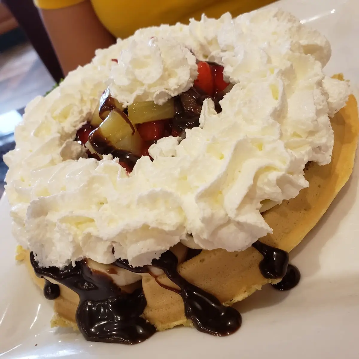 Banana Split Waffle