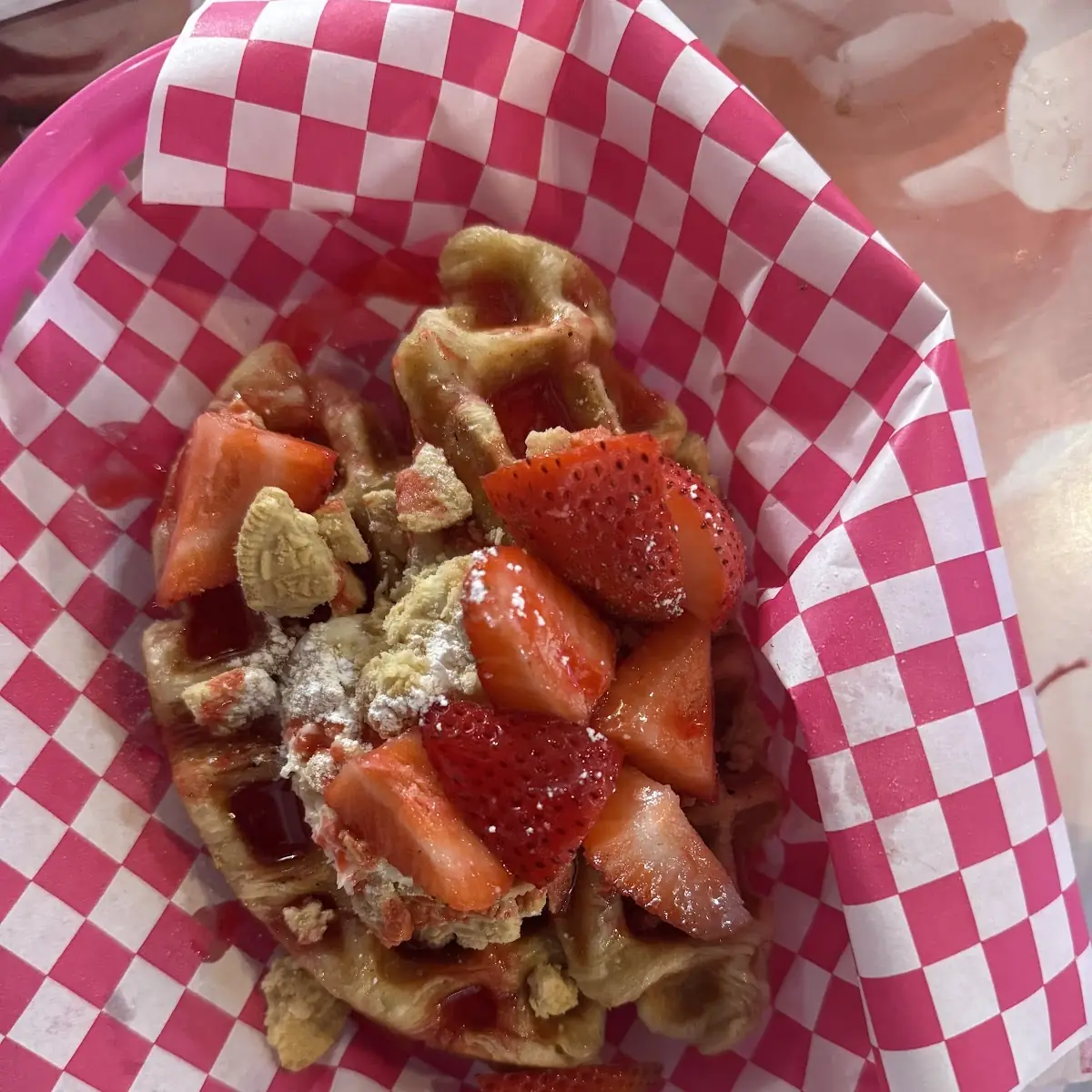 Strawberry Shortcake Waffle
