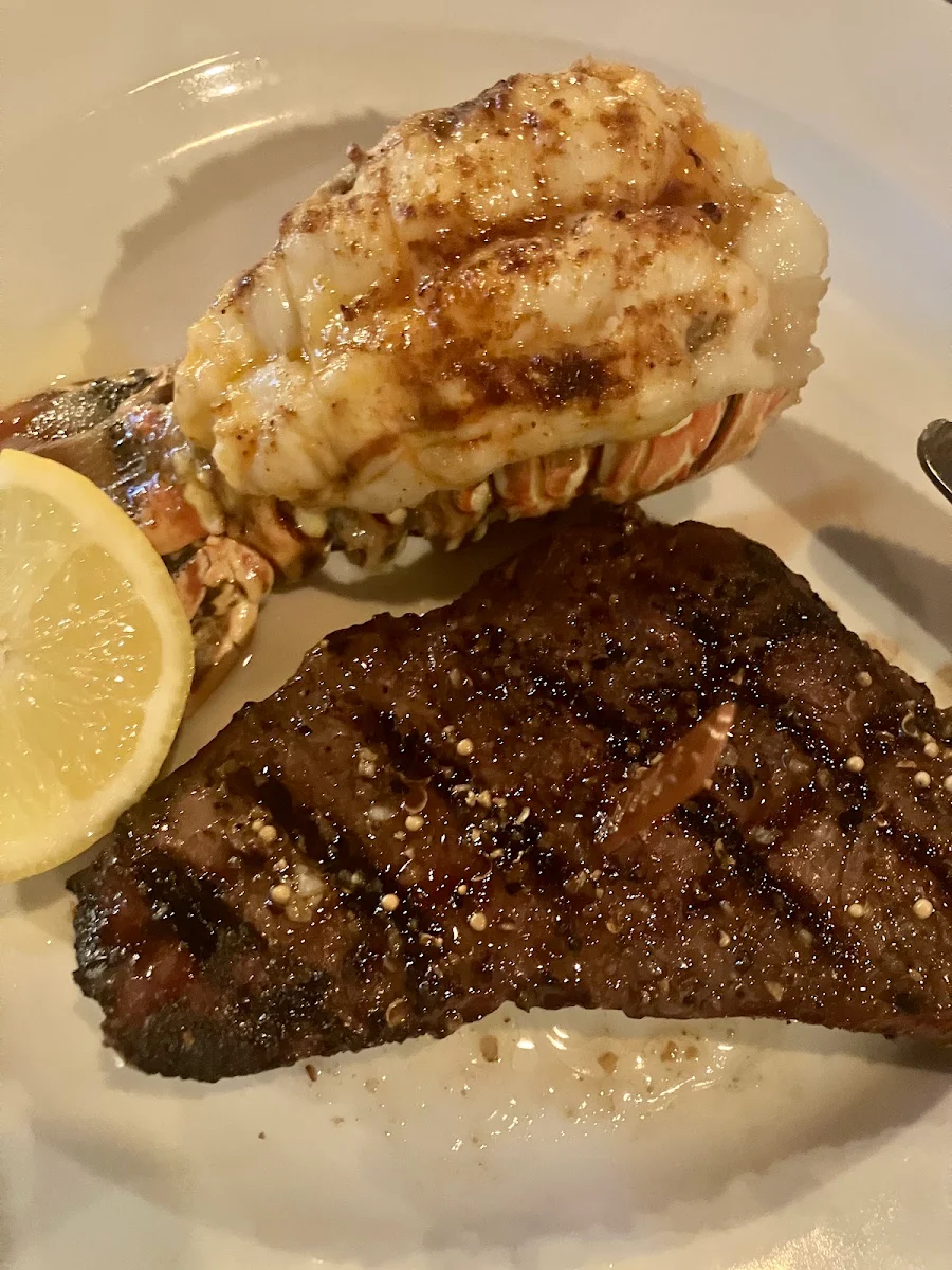 Lobster Tail and Top Sirloin