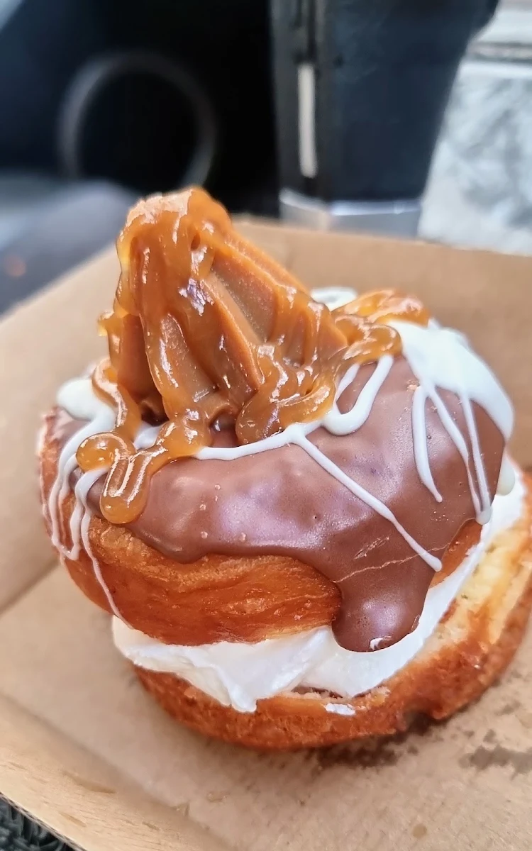Salted Caramel Cronut, Gamble & Brown Cafe