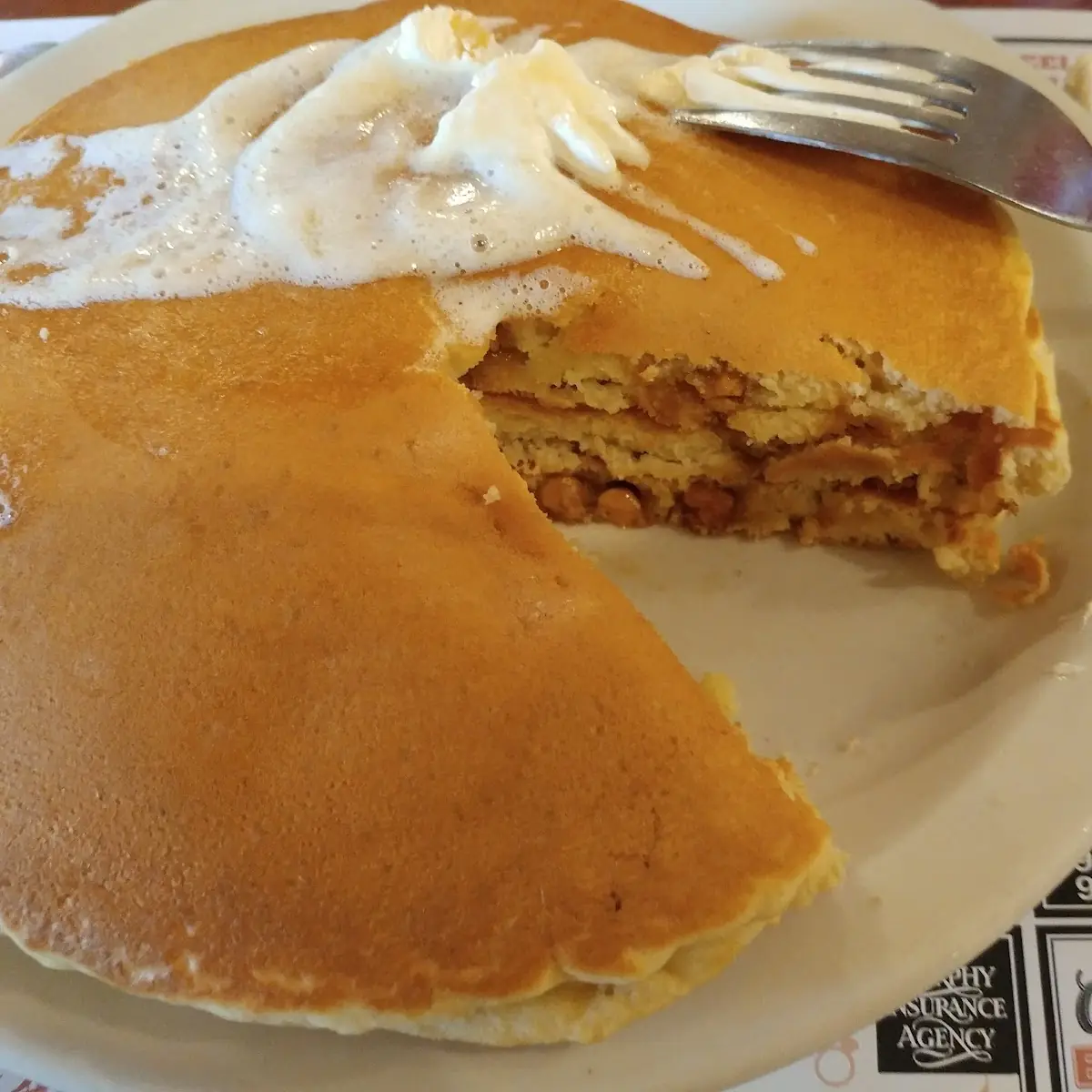 Butterscotch Chip Pancakes