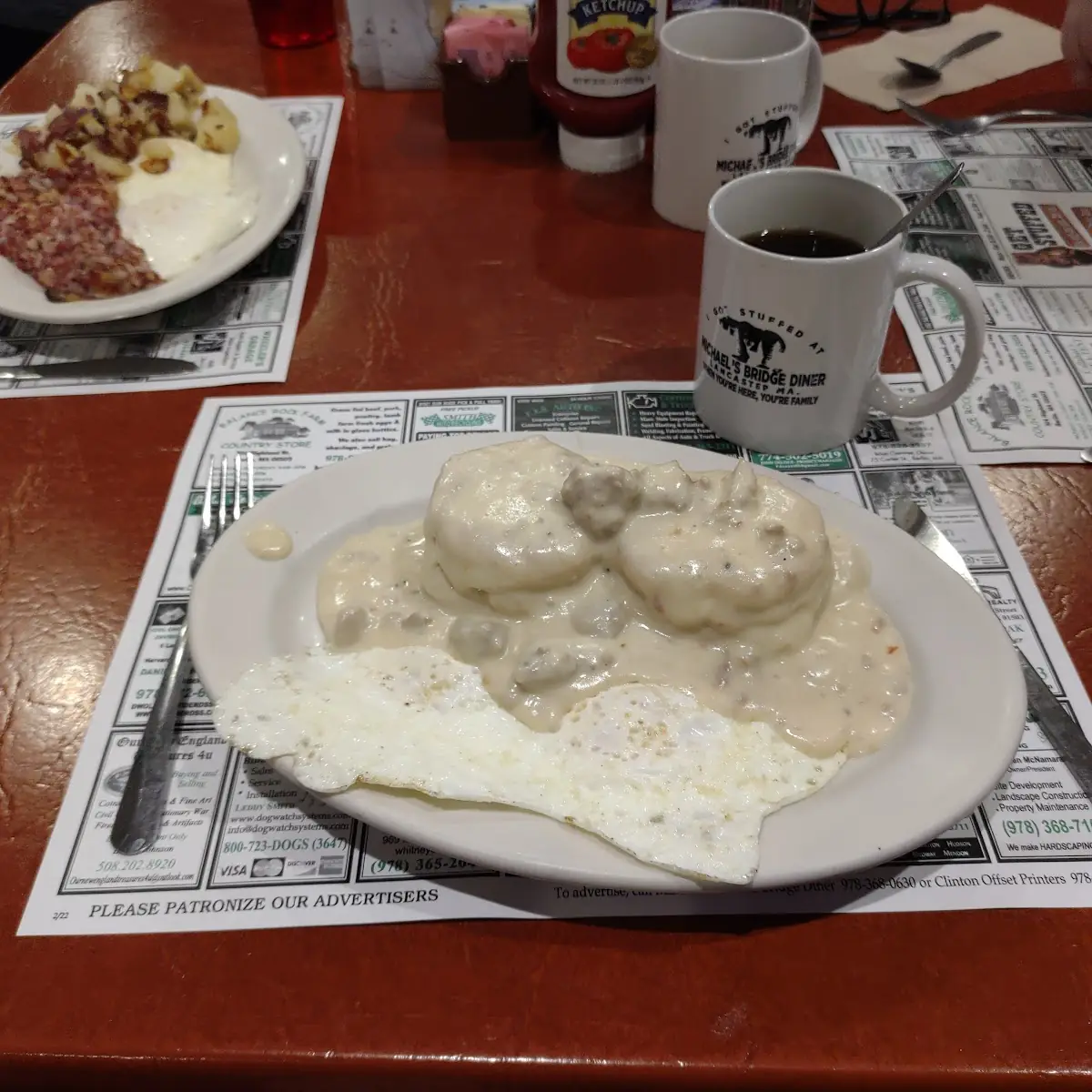 Sausage Gravy and Biscuits