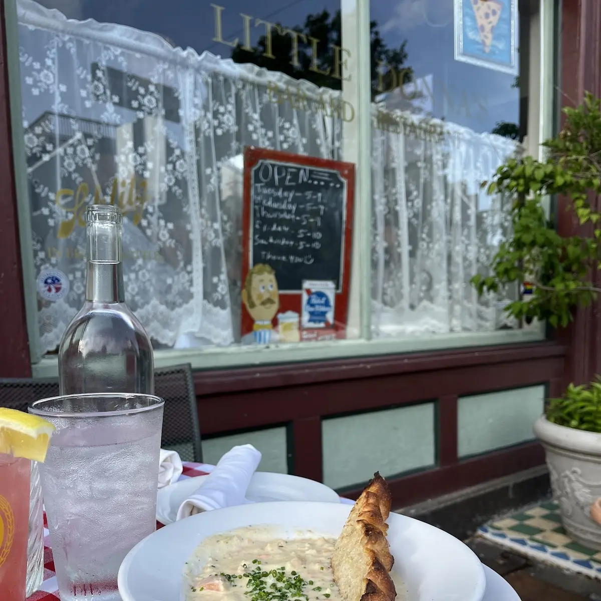 Clam Chowder with Bacon