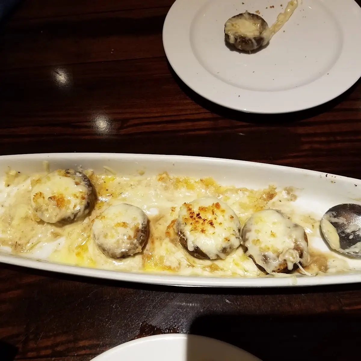 White Cheddar Stuffed Mushrooms