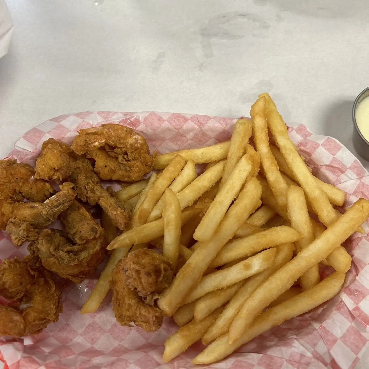 Fried Shrimp and Fries