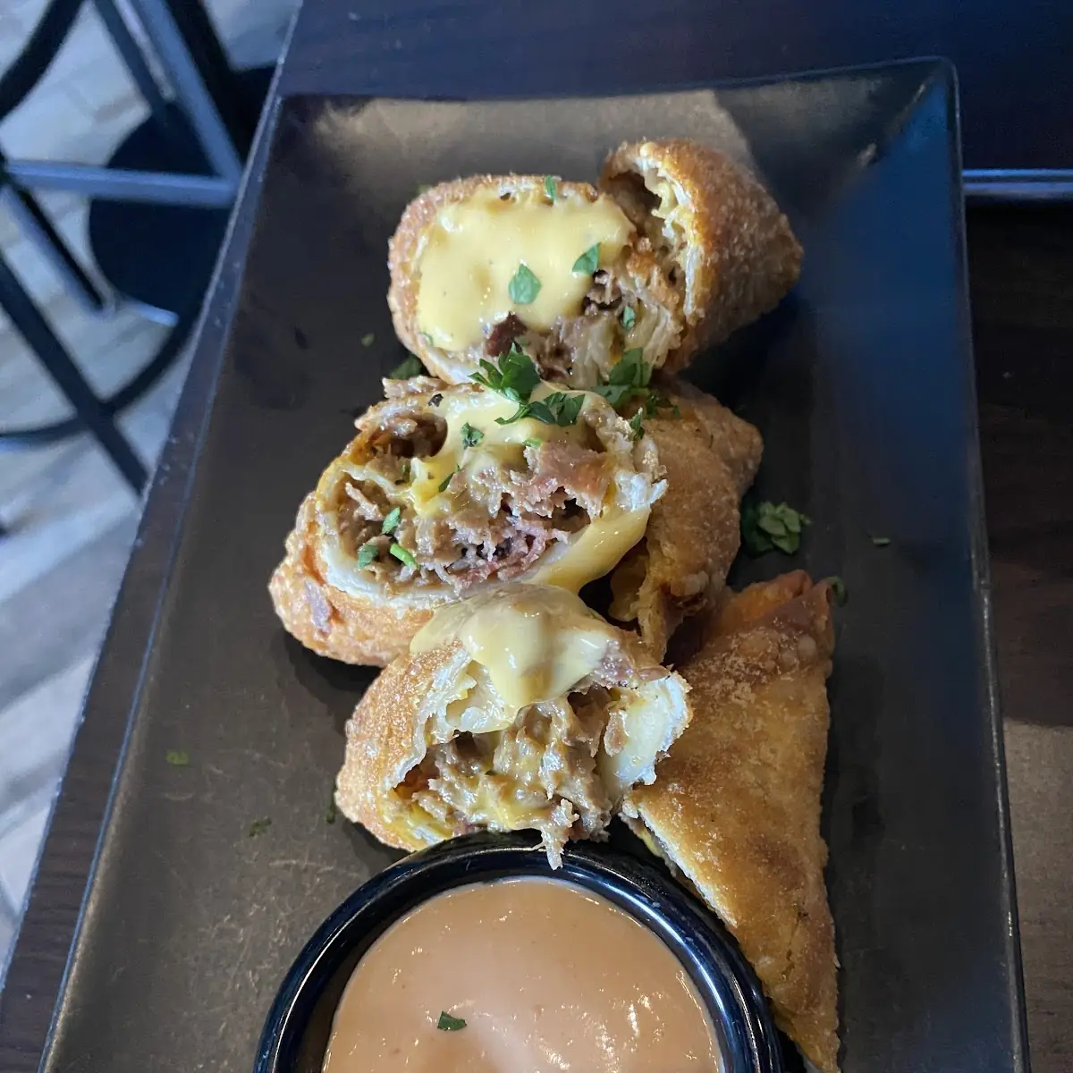 Cheesesteak Egg Rolls