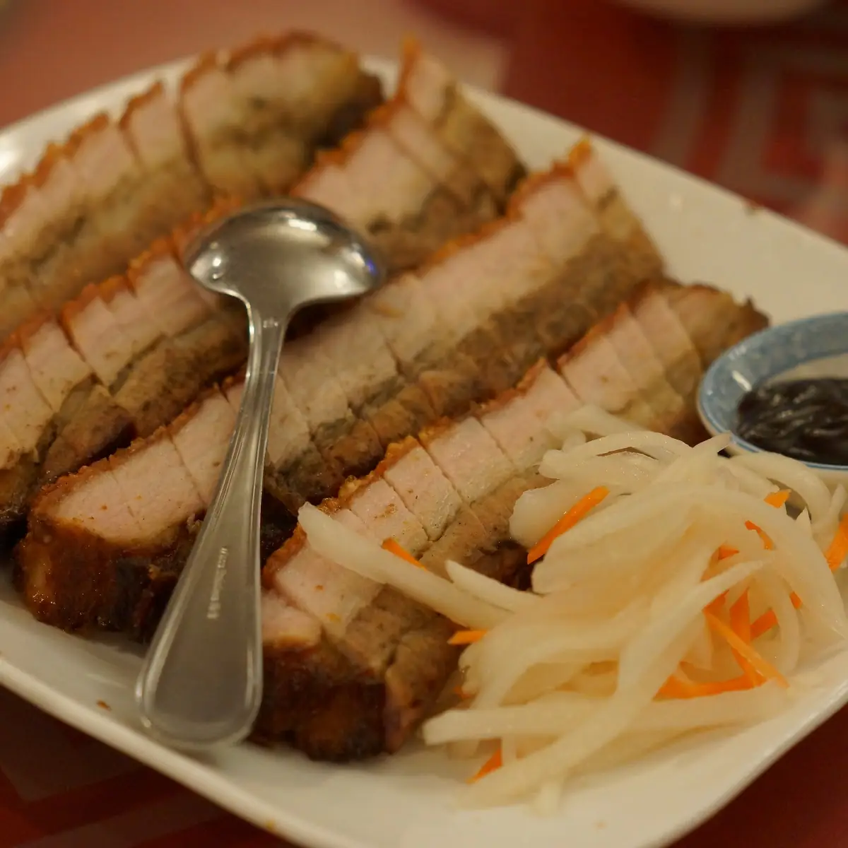 Crispy Roasted Pork Belly Slices