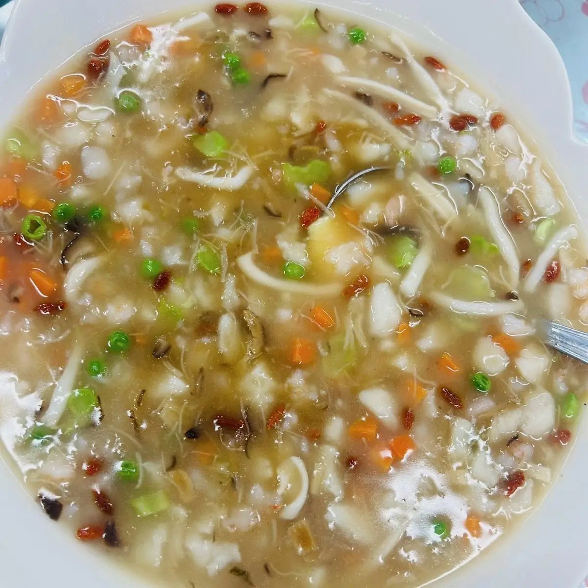 Minced Chicken & Corn Soup