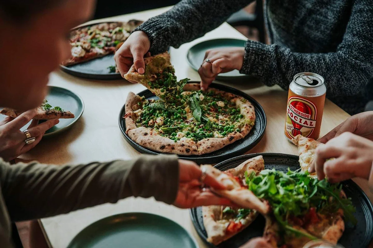 Pea and Mint Pizza, General Public Food Co - Scarborough