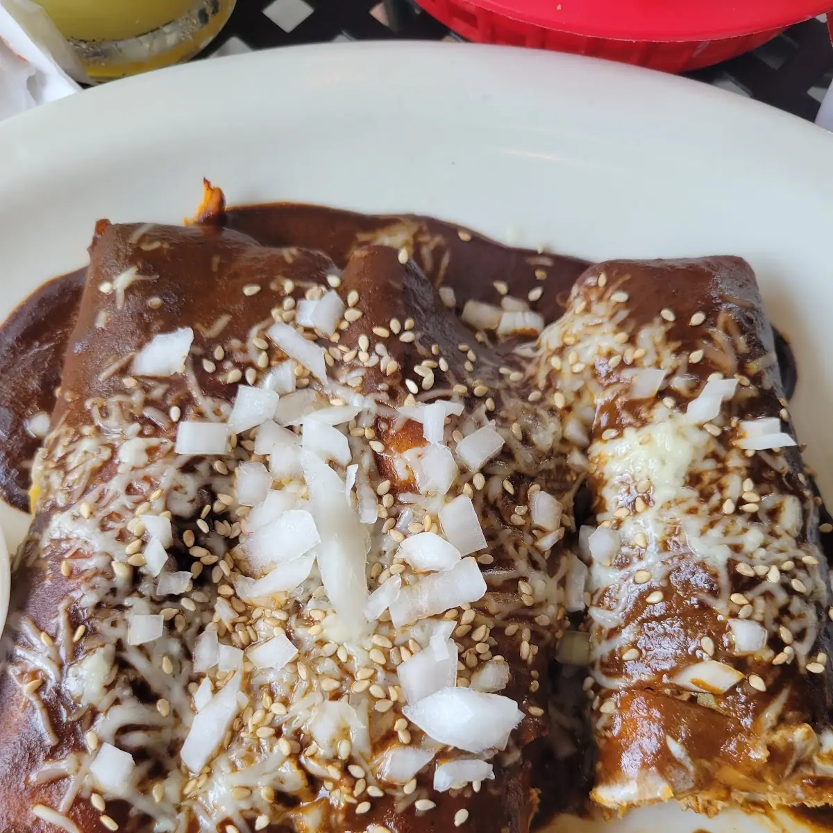 Mole Enchiladas