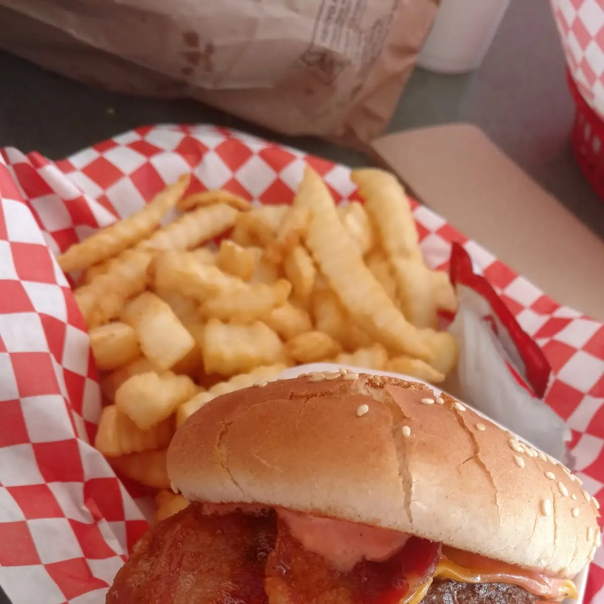 Bacon Cheeseburger Combo