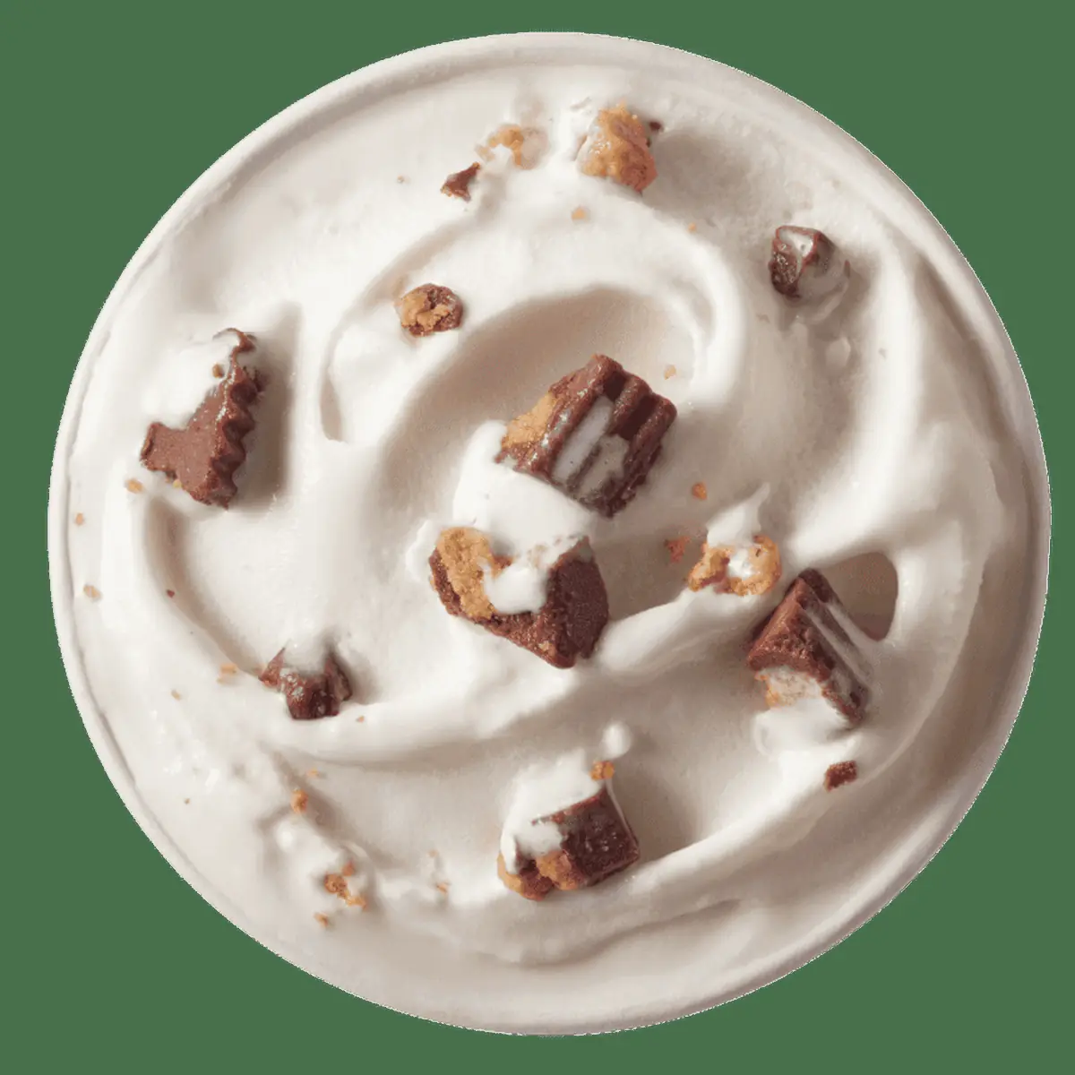 Turtle Pecan Cluster Blizzard Treat