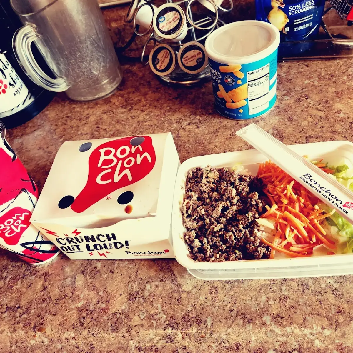Soy Garlic Chicken and Bulgogi