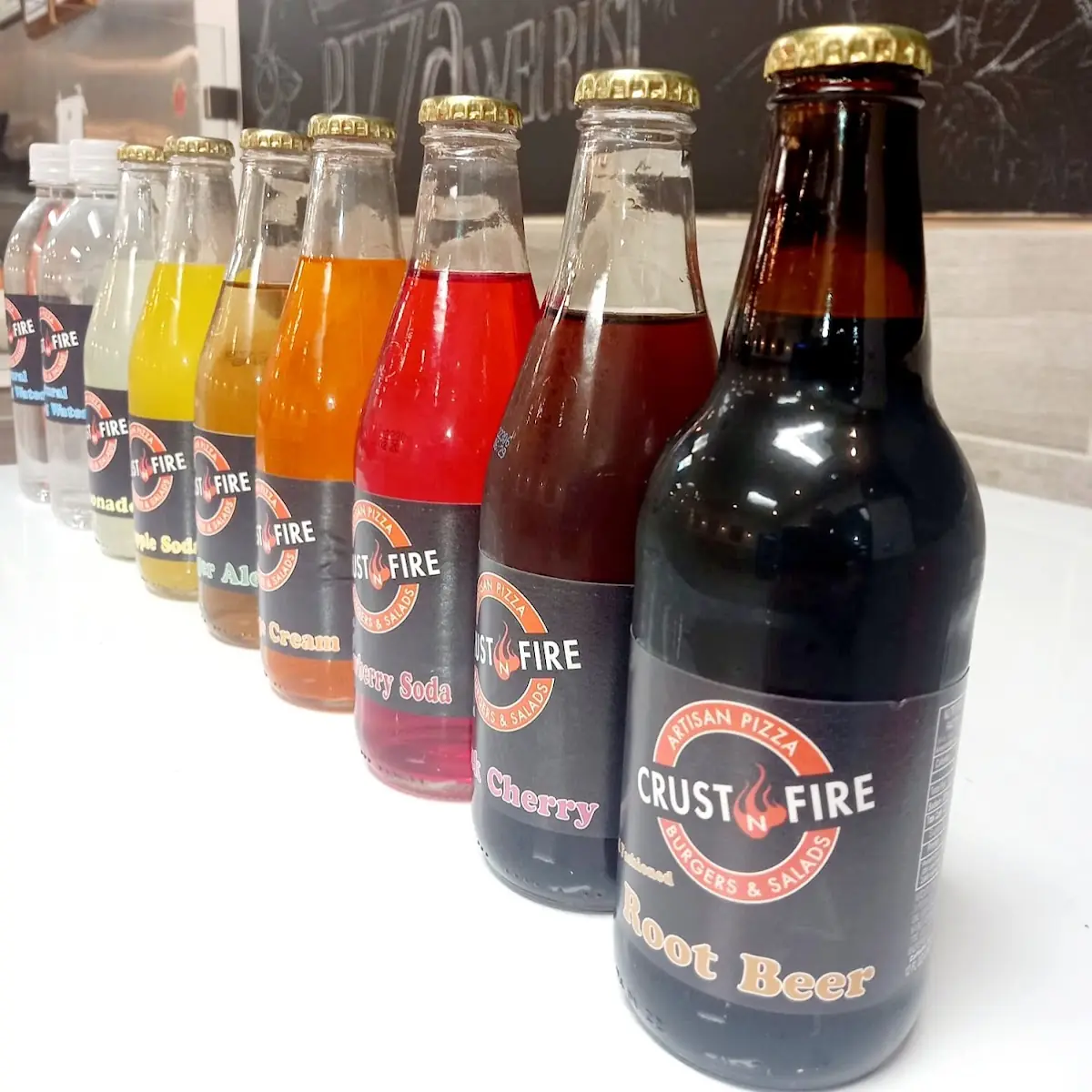 Crust N Fire Bottled Beverages