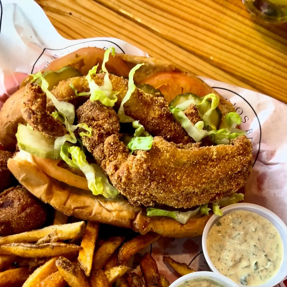Fried Catfish PO Boy