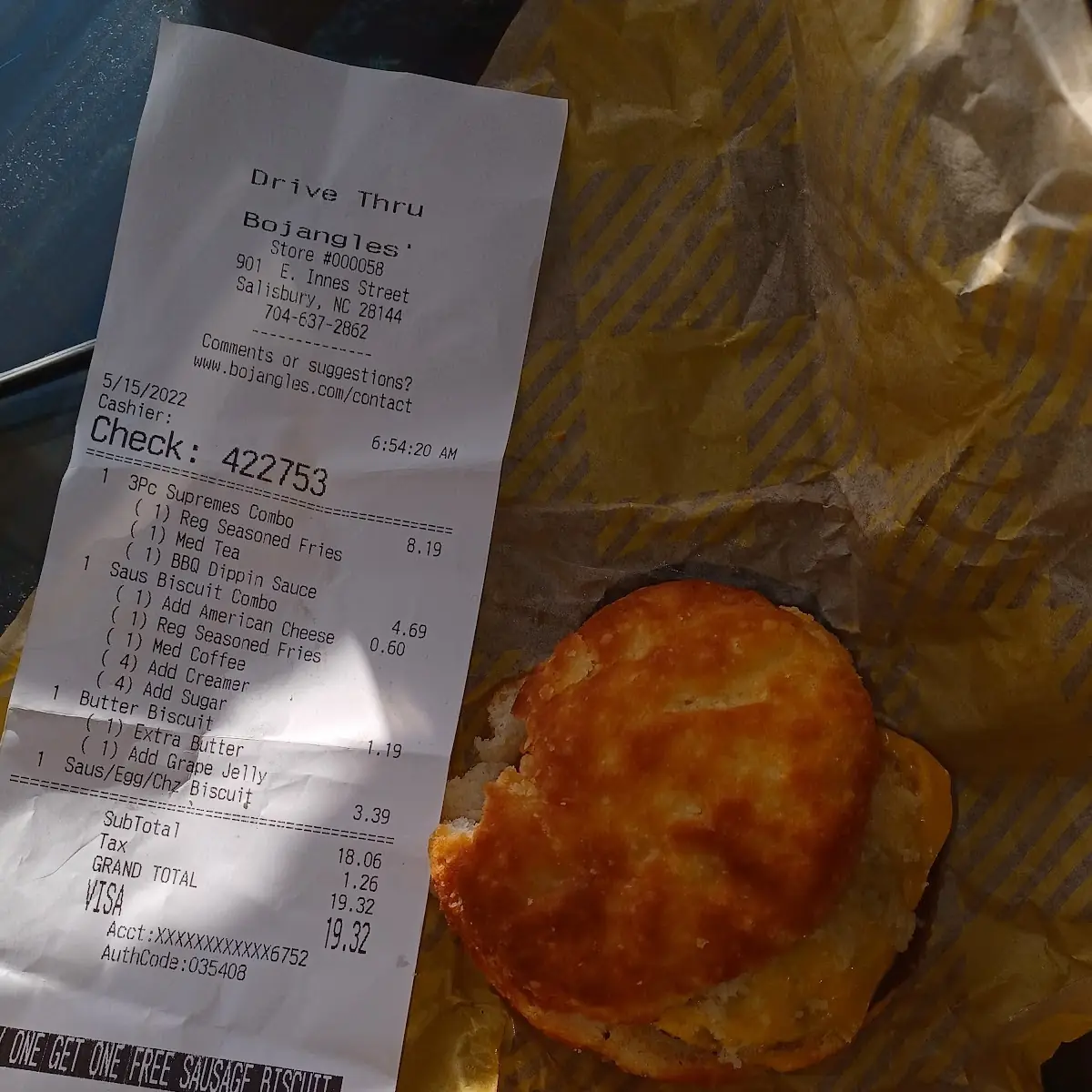 Sausage Cheese Biscuit