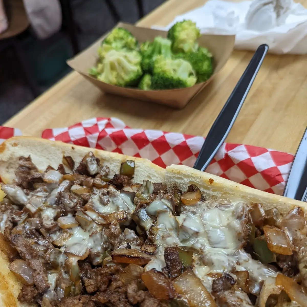 Foot Long Philly Cheesesteak