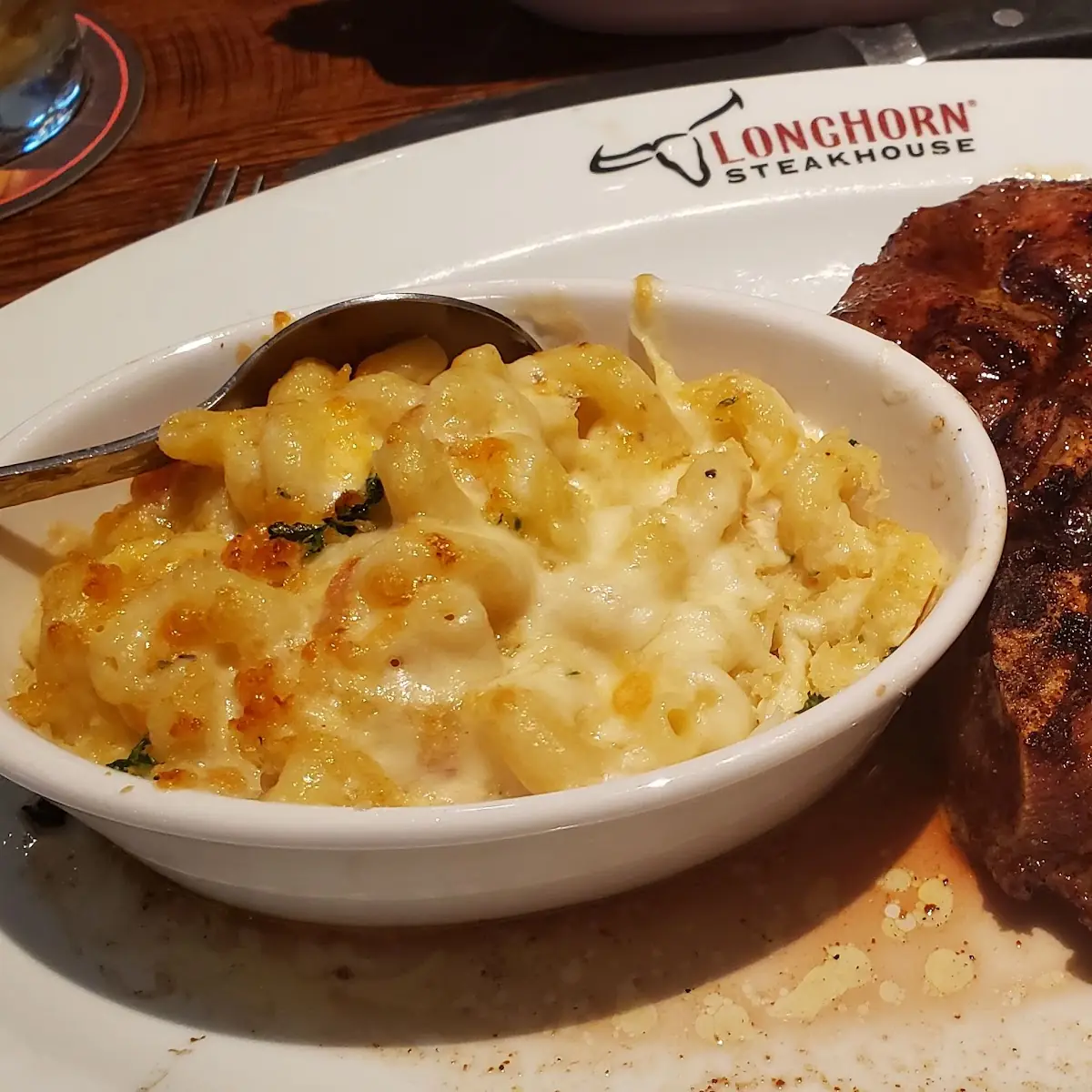 12 Ounce Ribeye Steak with Mac and Cheese