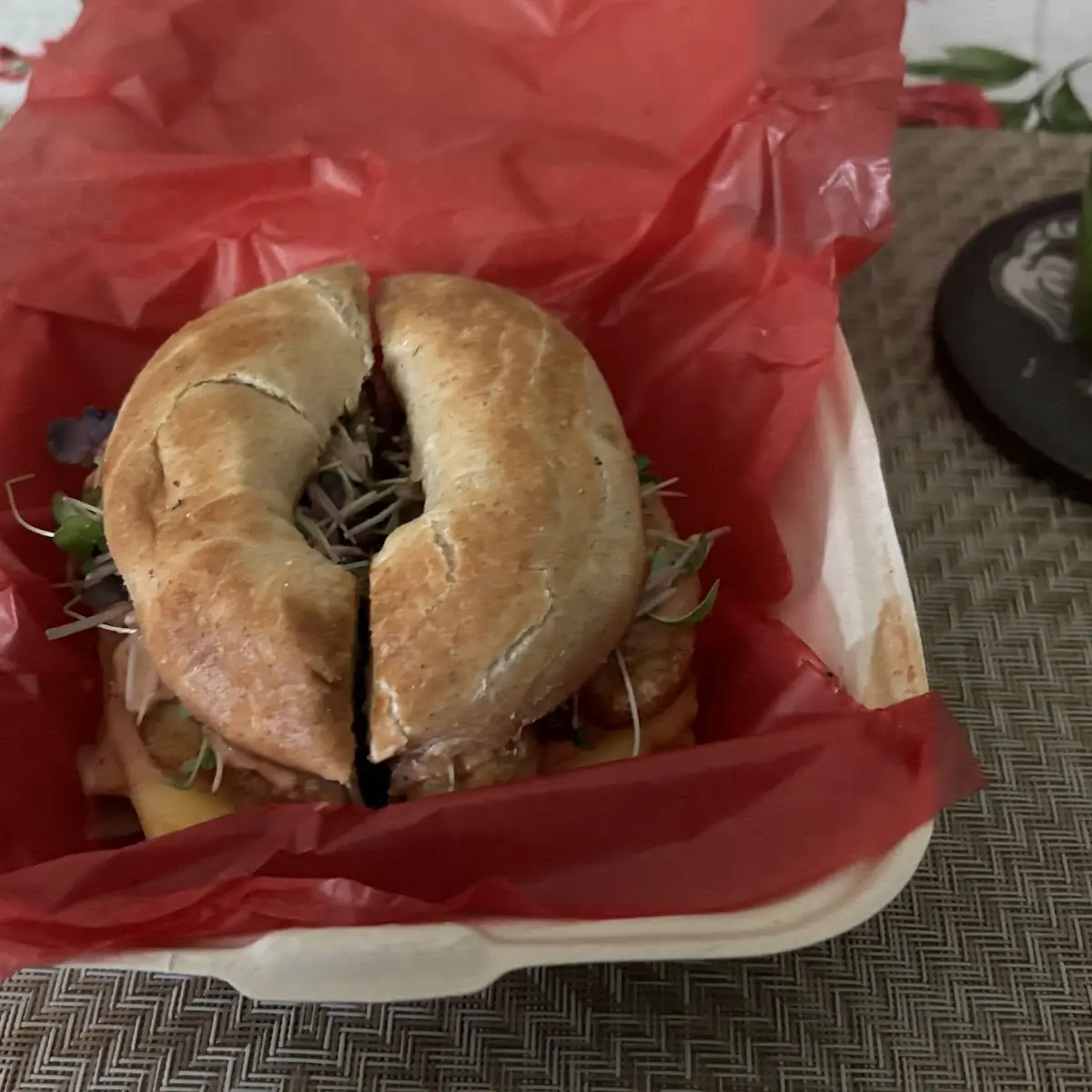 Bourbon Chicken Sandwich
