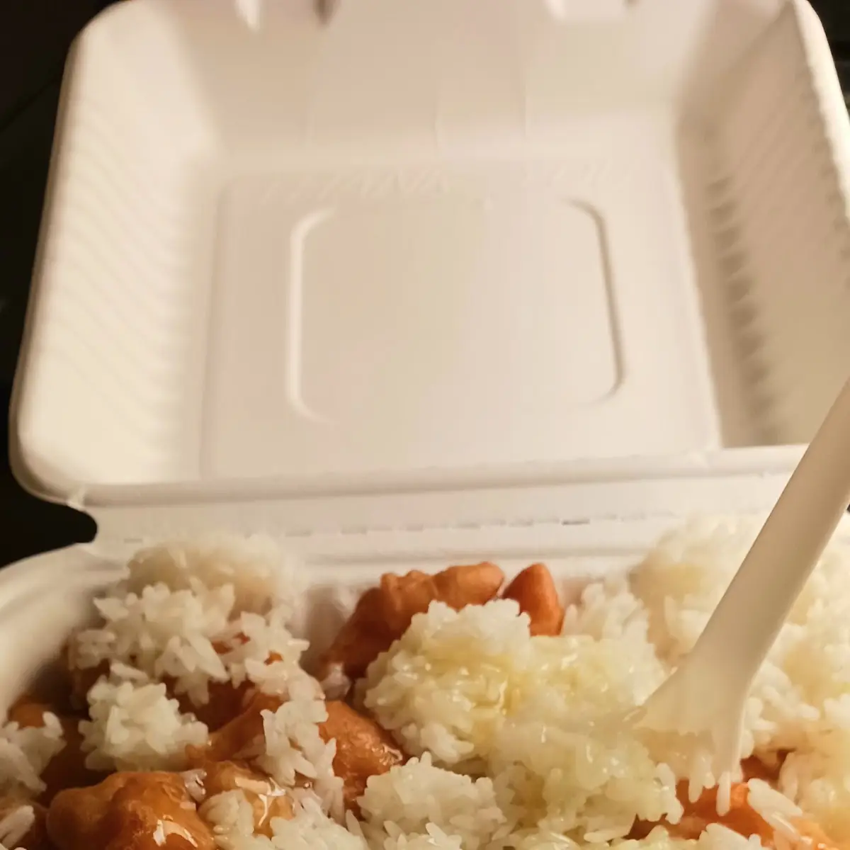 Lemon Chicken with White Rice