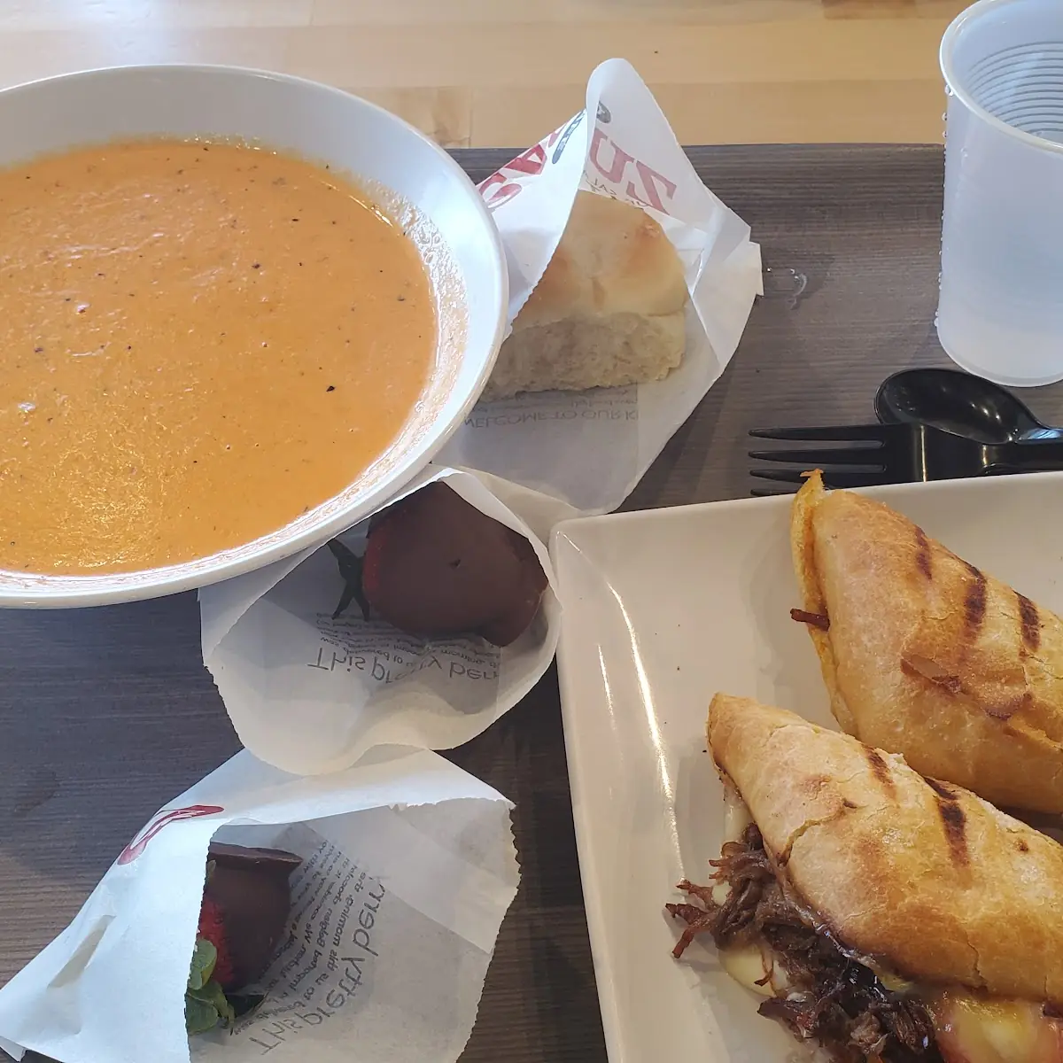 Brisket & Red Pepper Lobster Bisque Soup