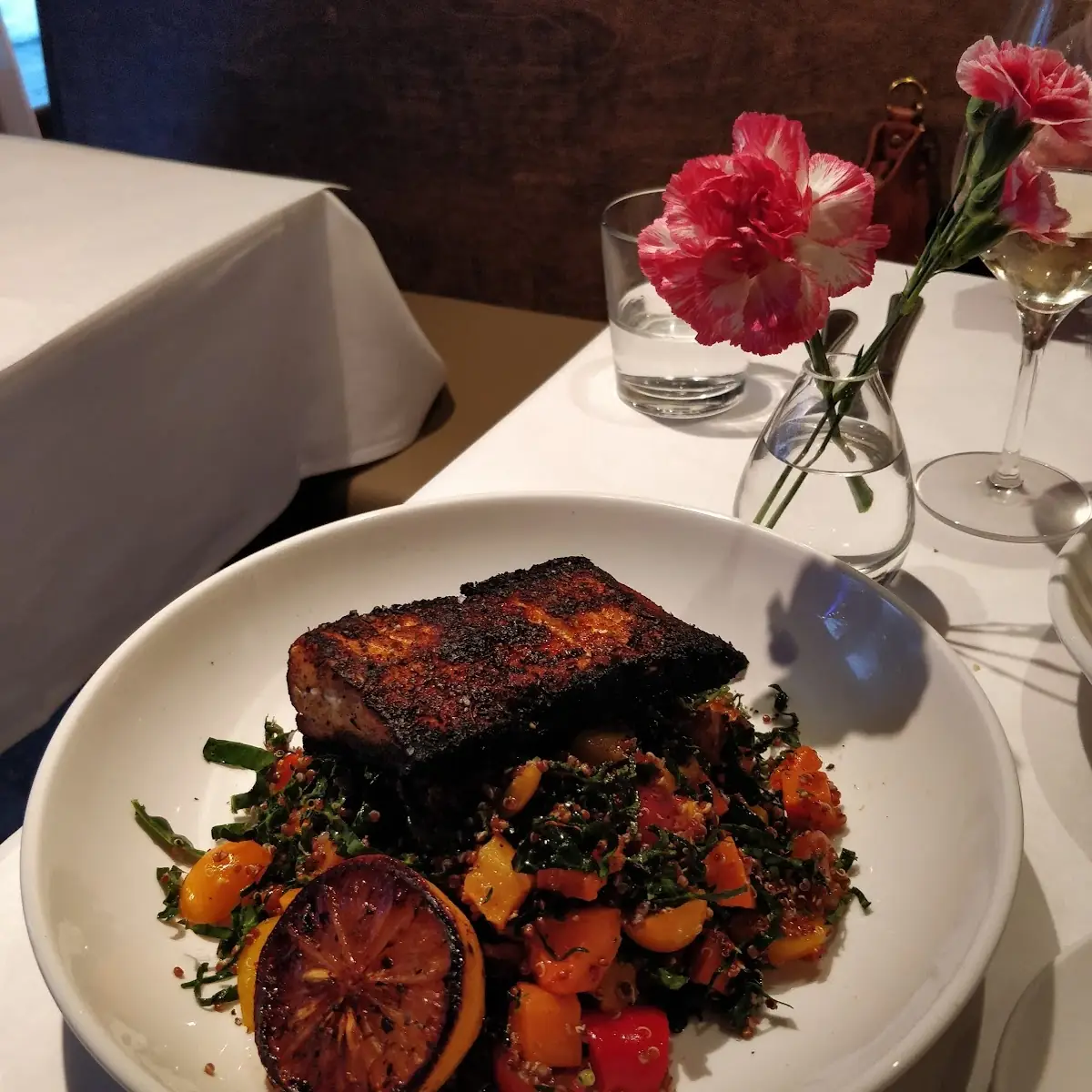 Blackened Salmon & Quinoa Salad