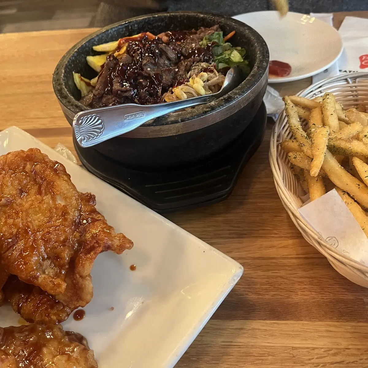 Chicken Crispy Chicken Strips and Fries