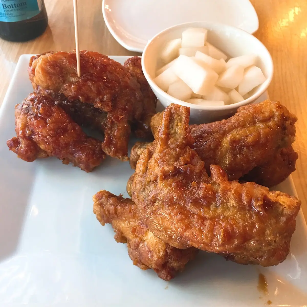 Glazed Chicken Legs and Wings