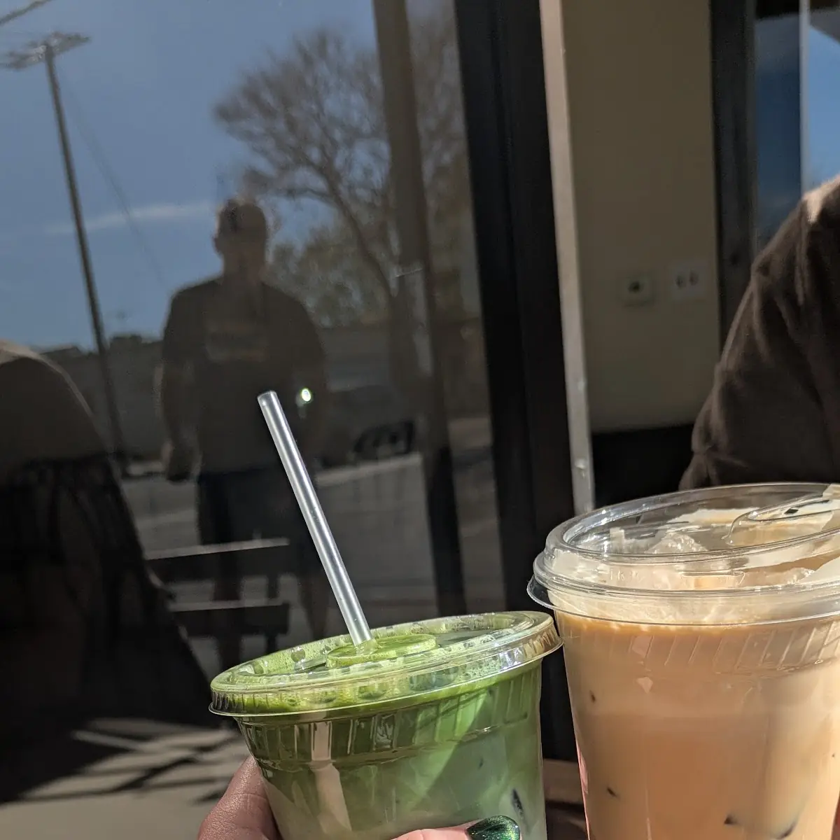 Cookie Butter Latte and Strawberry Matcha
