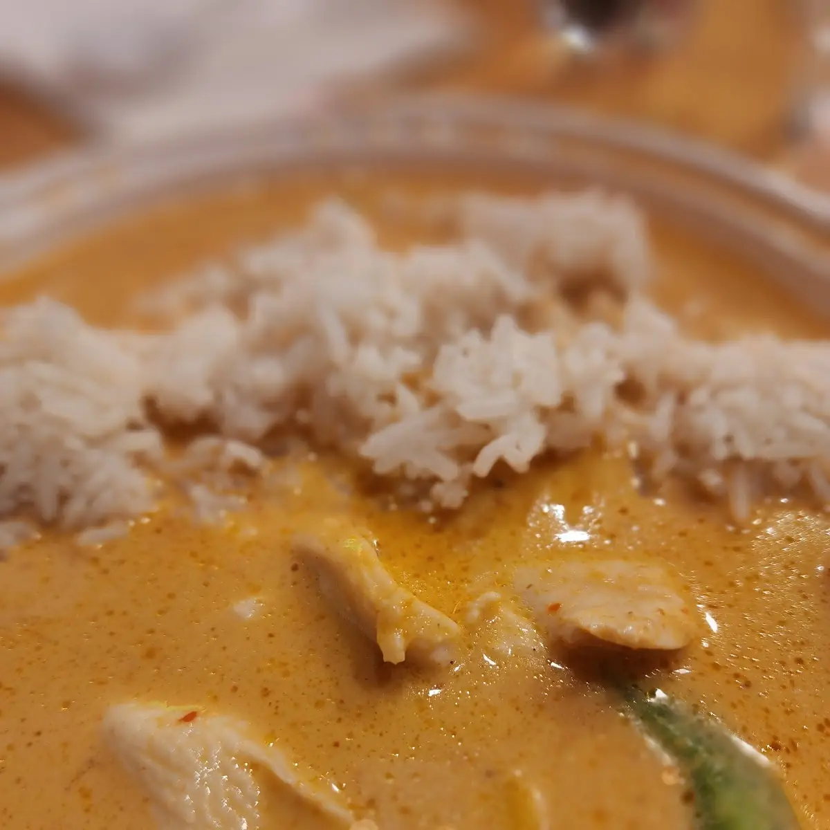 Evil Jungle Curry Served with Noodle