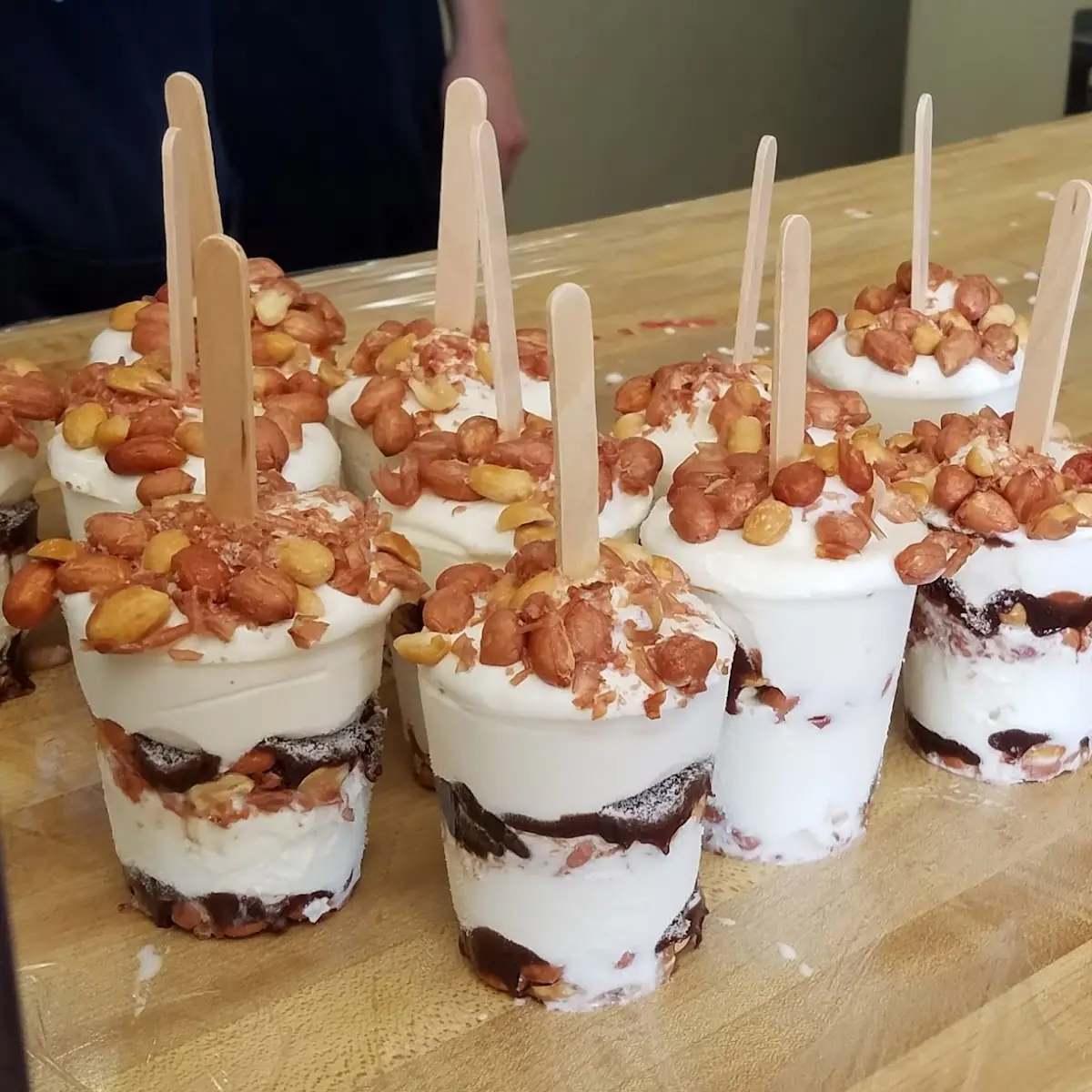 Fudge & Nut Parfaits