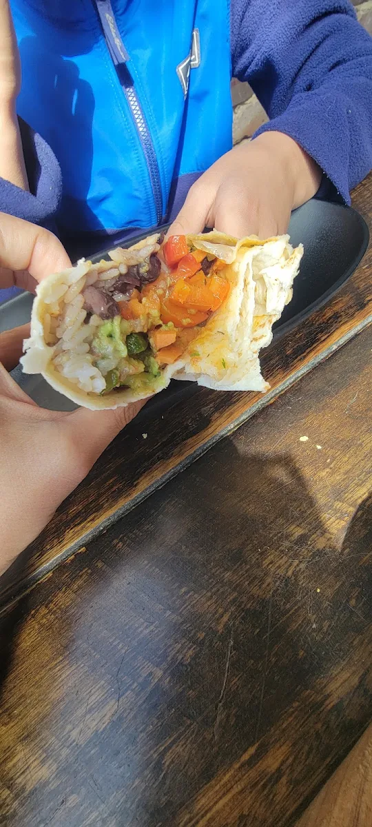 Vegetarian Burrito, Mex & Co Manly