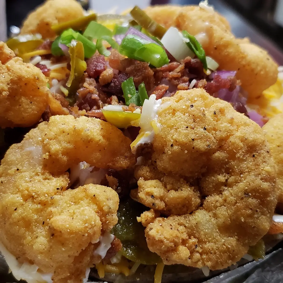 Loaded Baked Potato with Shrimp