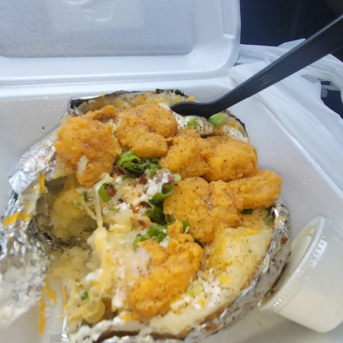 Shrimp Baked Potato
