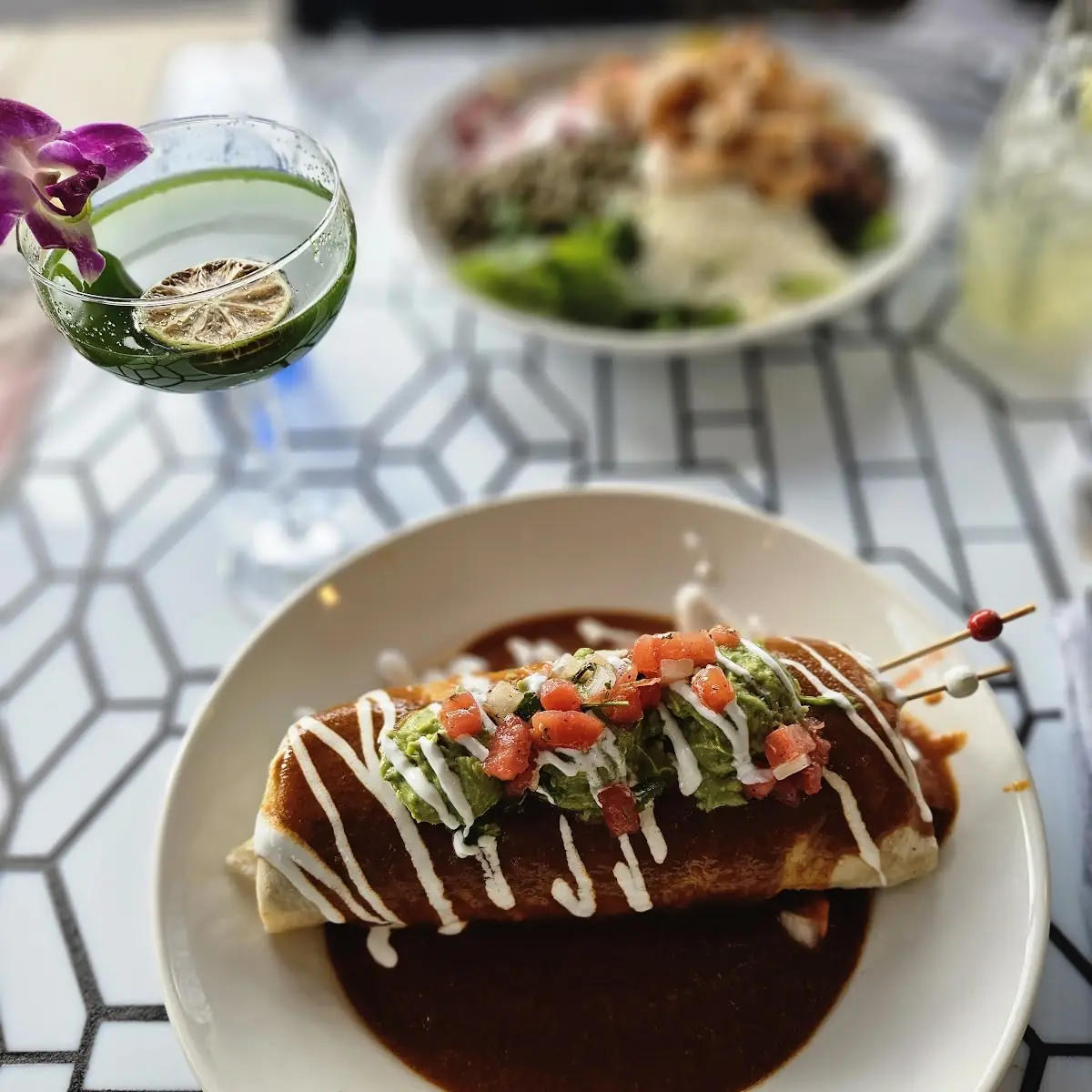 Smothered Chicken Burrito