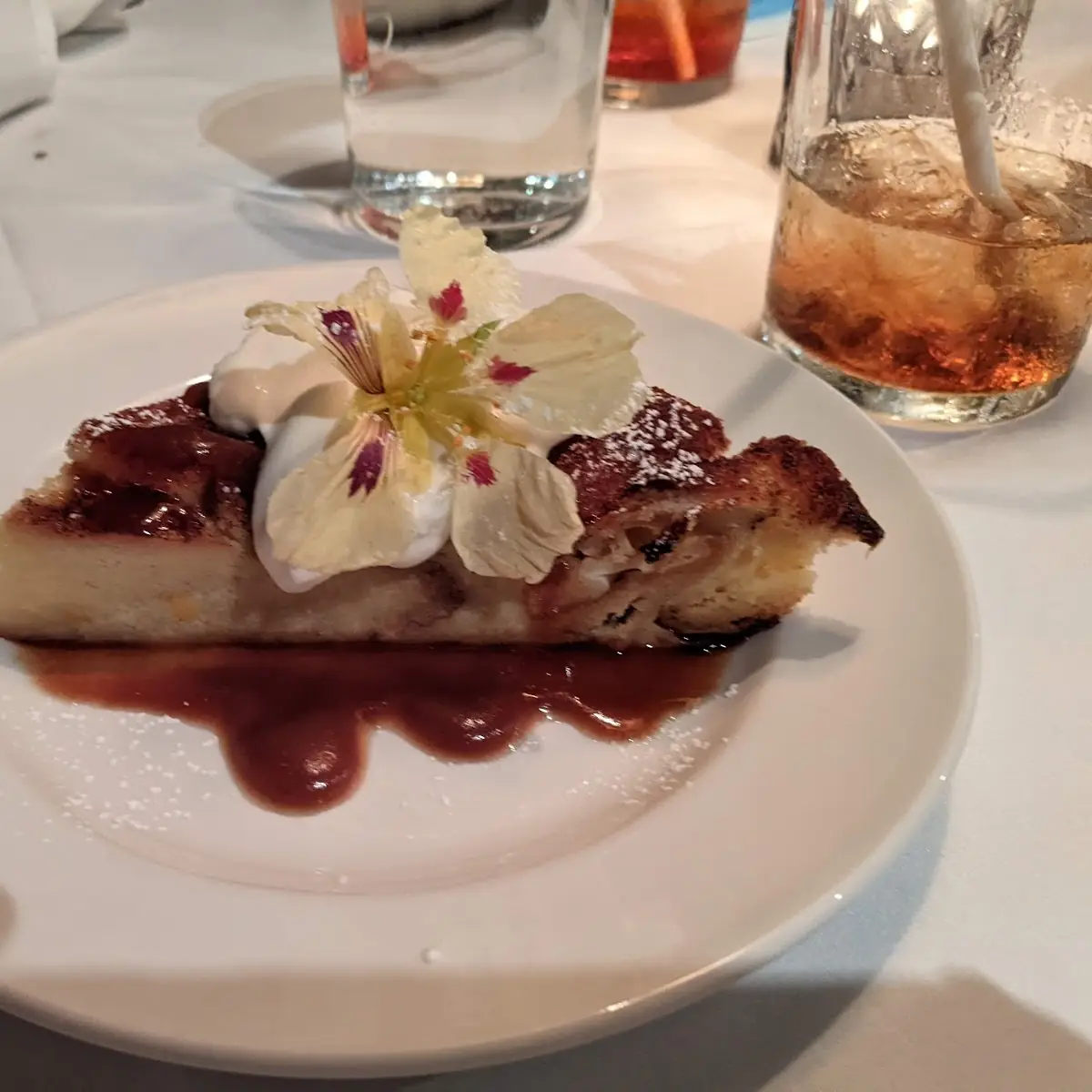 Warm Bread Pudding