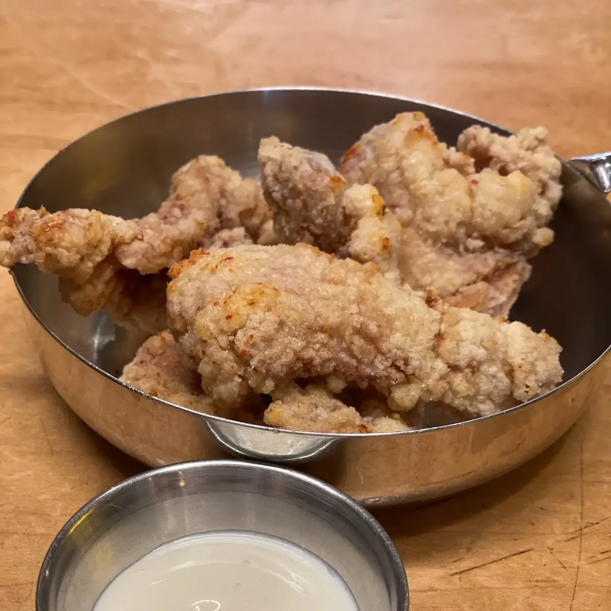 Karaage Chicken and Seaweed Salad