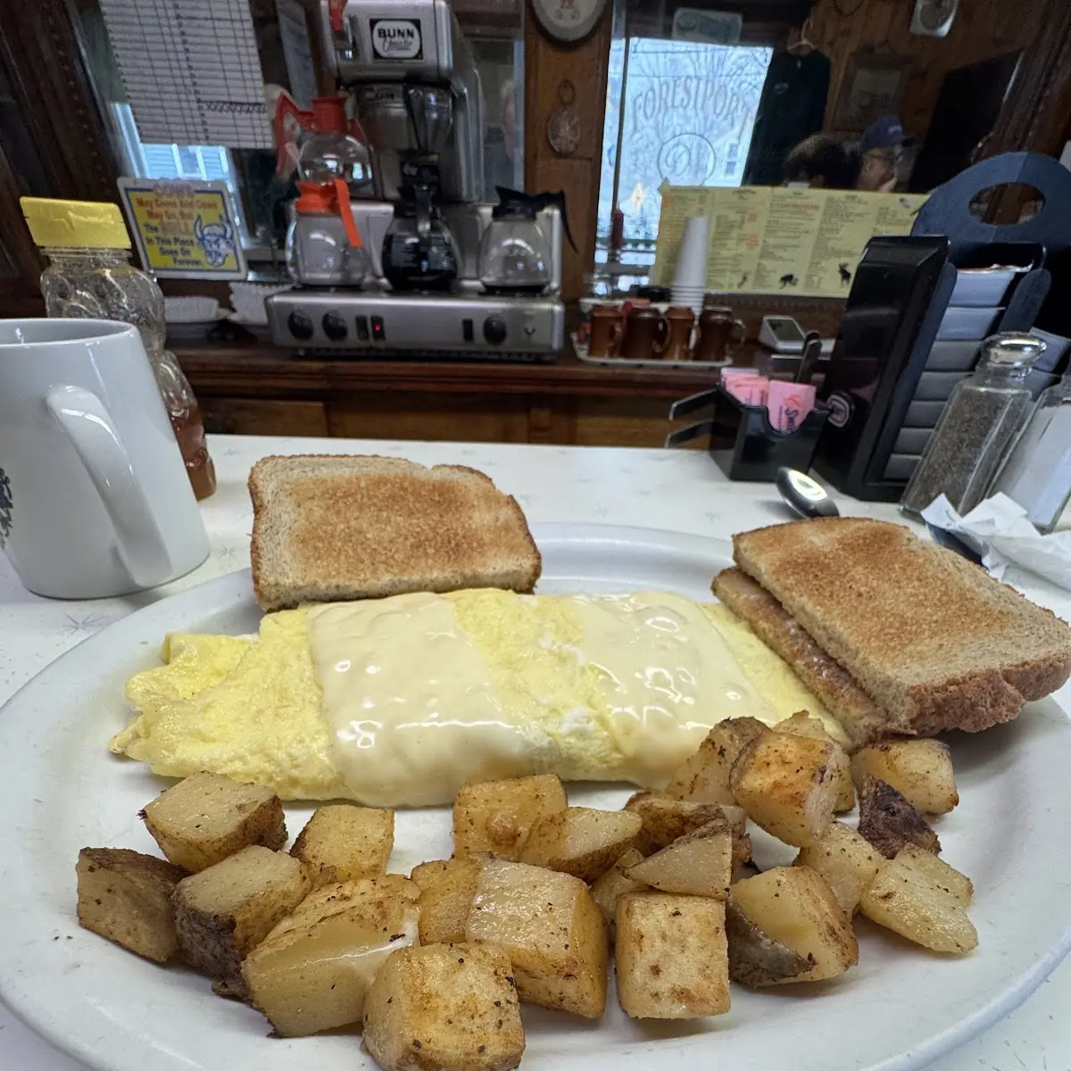 Mushroom Cheese Omelette
