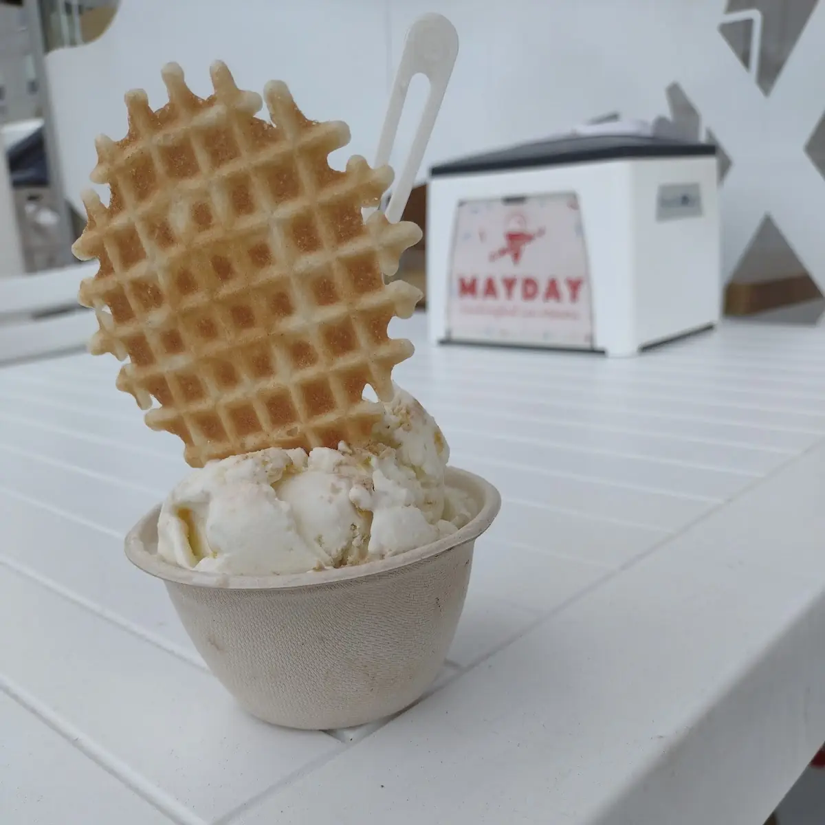 Single Key Lime Pie Scoop of Ice Cream
