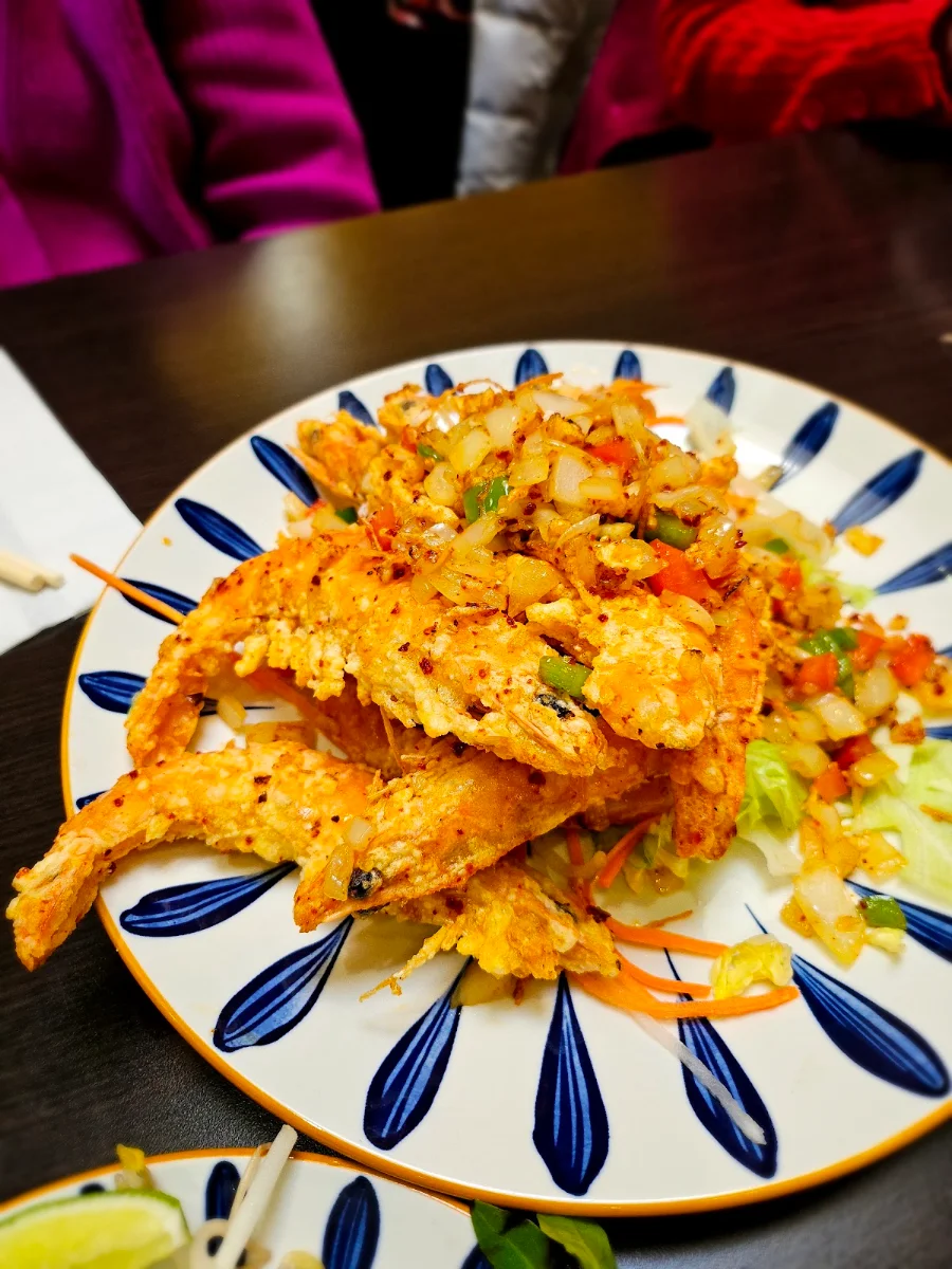 Fried Shrimp, PHO NON LA