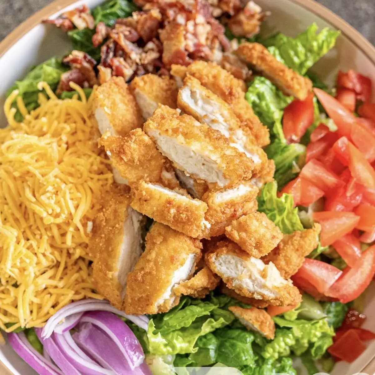 BBQ Chicken Ranch Salad