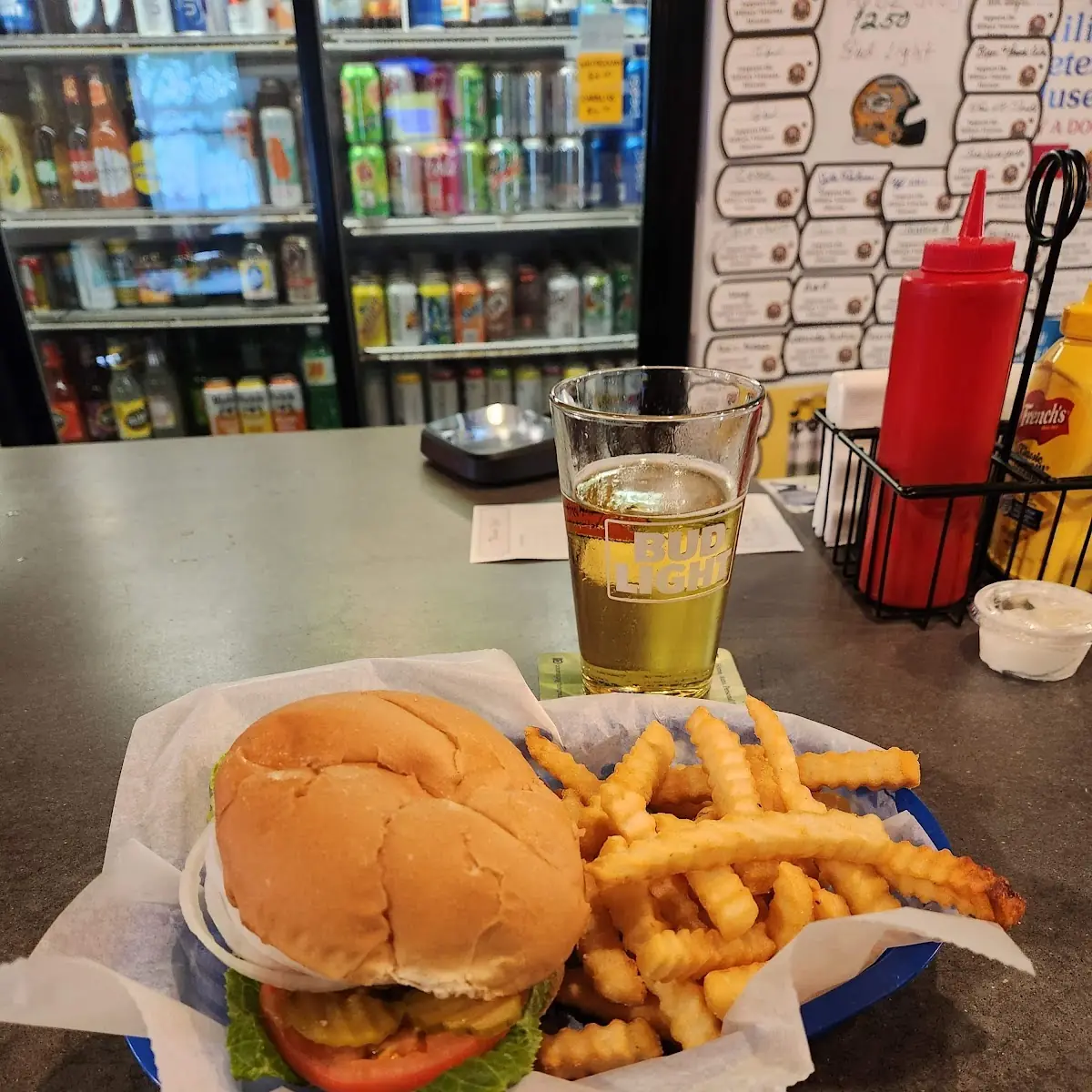 Burger and Fries