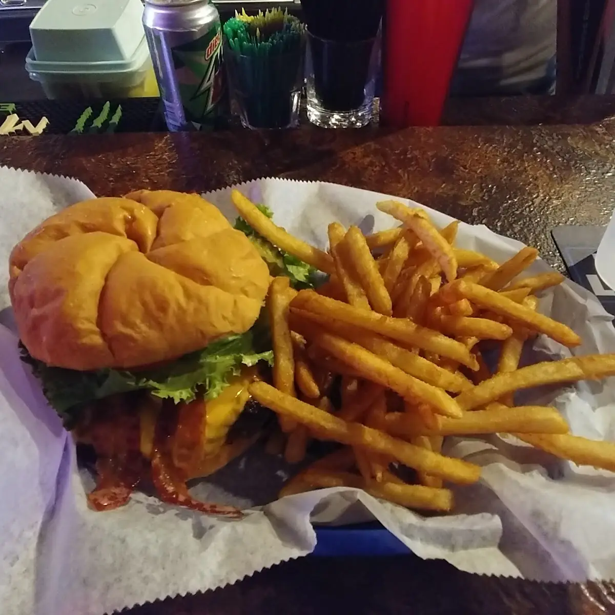 Half Pound Bacon Cheeseburger