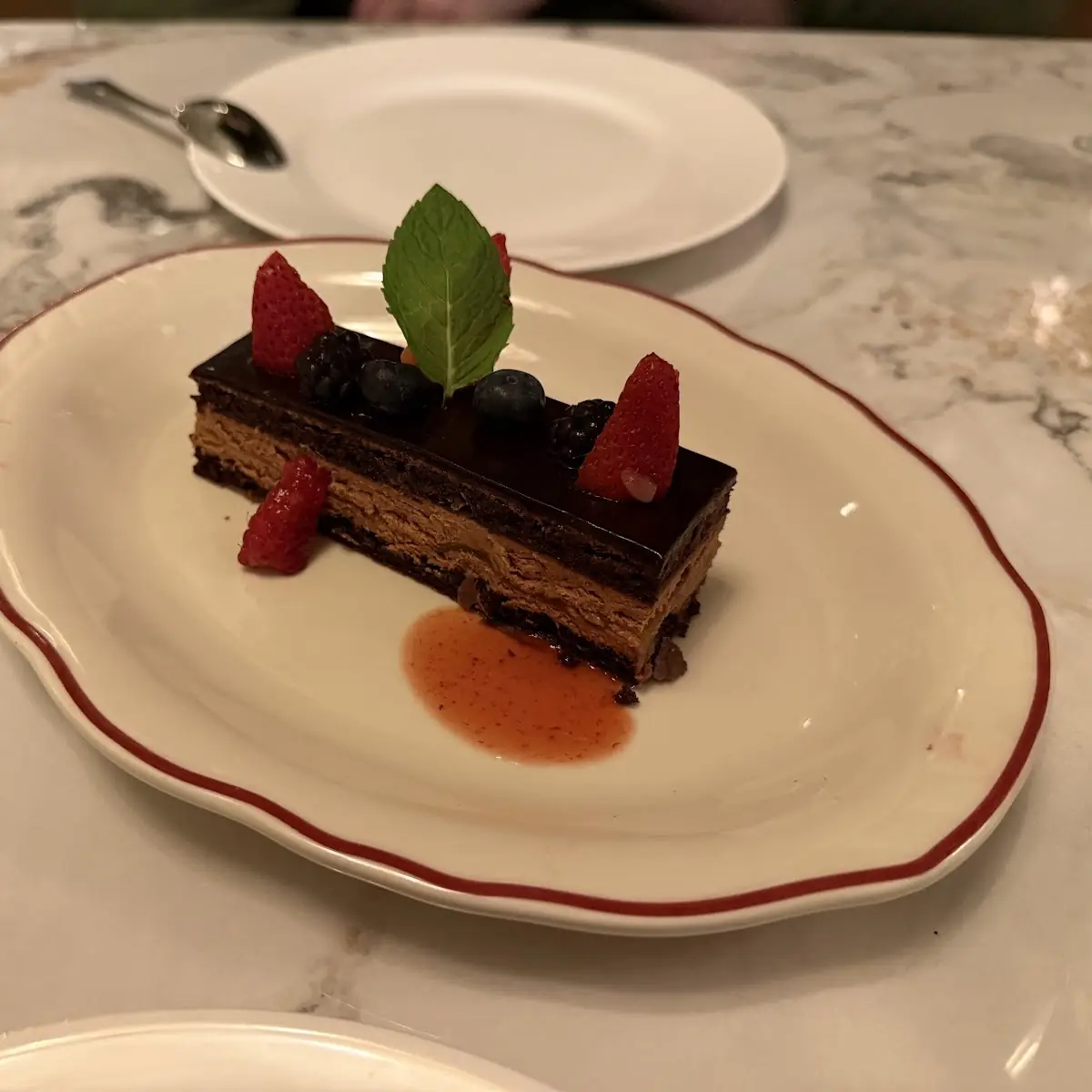 Chocolate Cake with Fresh Berries