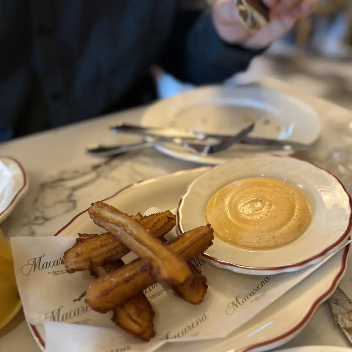 Fried Spanish Churros with Dipping Sauce