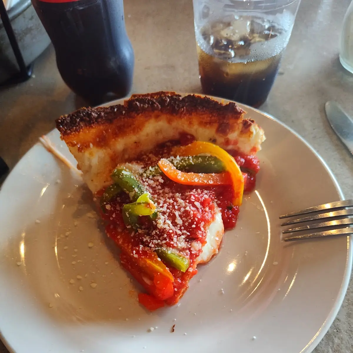 Veggie Pizza Deep Dish