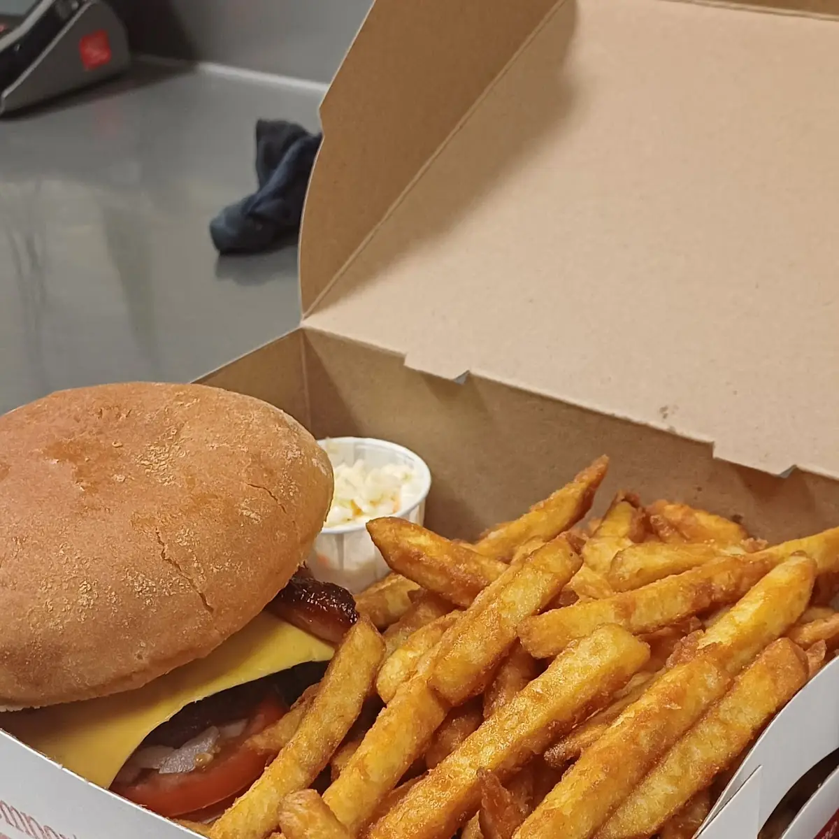 Cheese Burger Plater