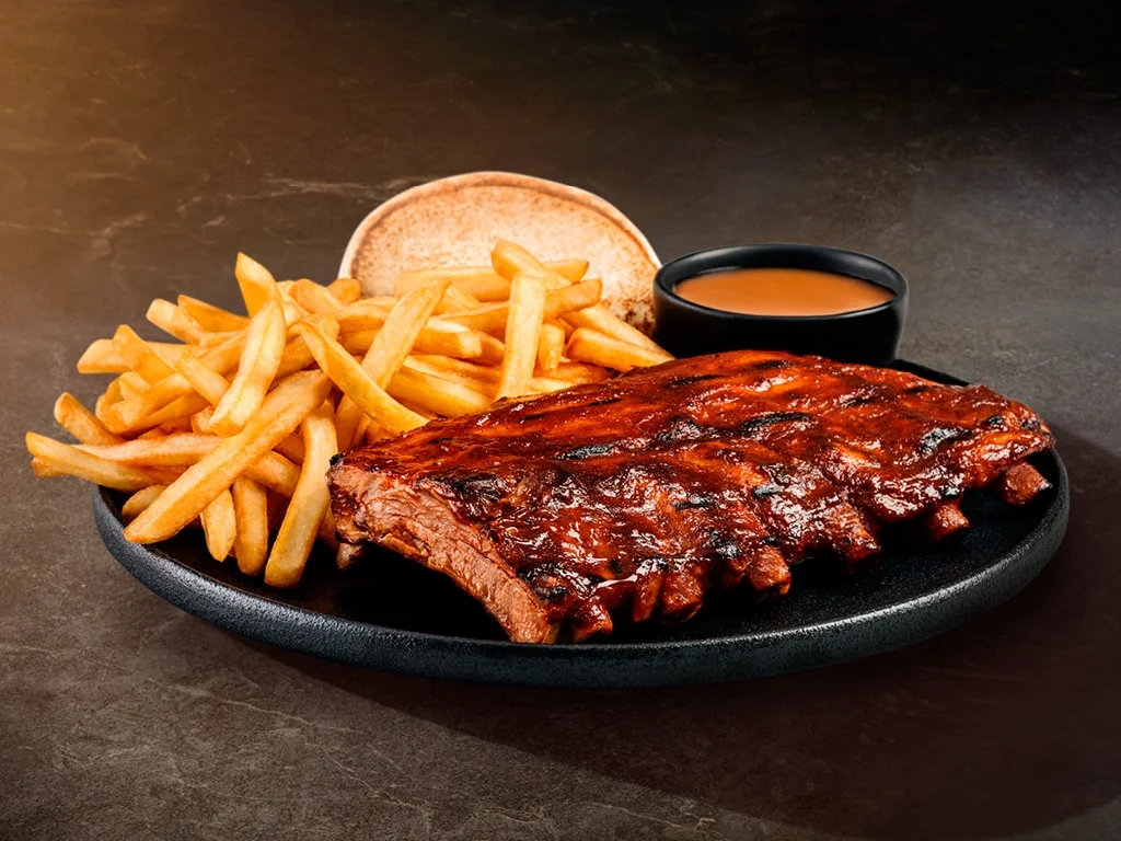 Half Rack of Ribs, Express St-Hubert