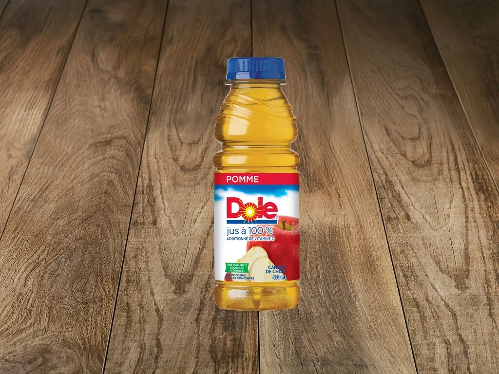 Jus de Pomme Dole Dole Apple Juice, Express St-Hubert