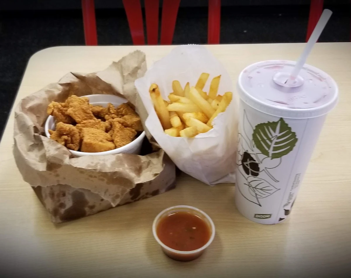 Large Popcorn Chicken Combo